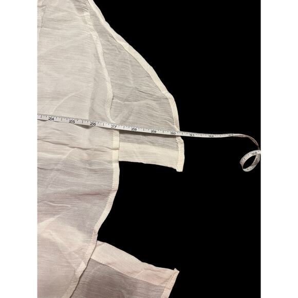 Free People Cream Sequin Tank Top - Picture 7 of 8